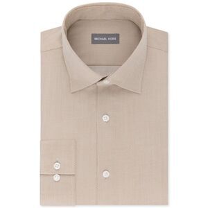 Michael Kors Mens Comfort Stretch Button Down Dress Shirt, NWT